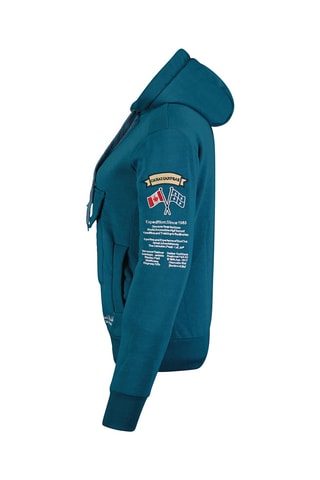 Sweat à capuche Gyrelle - Vert