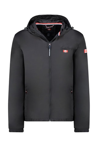 Veste à capuche - Rouge, blanc et noir