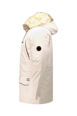 Parka à capuche Claudeak - Beige