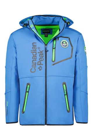 Veste à capuche Royauteak - Bleu et vert