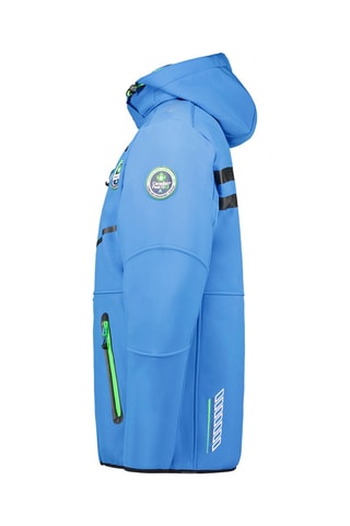 Veste à capuche Royauteak - Bleu et vert