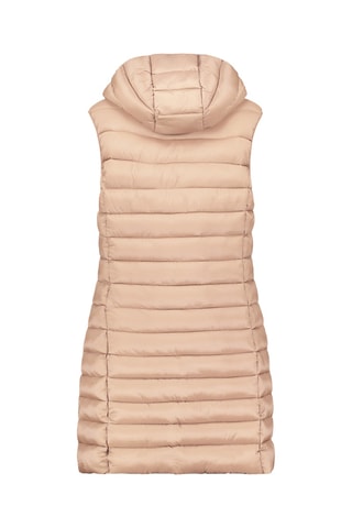 Doudoune longue sans manches à capuche Vatikamapeak - Beige