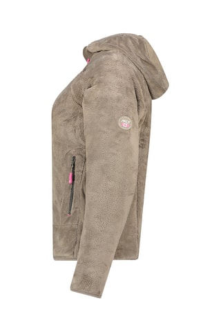 Sweat polaire à capuche - Taupe