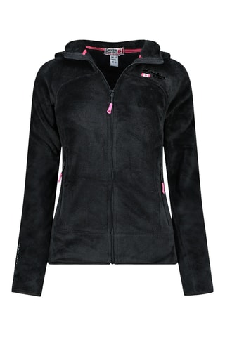 Sweat polaire à capuche - Noir