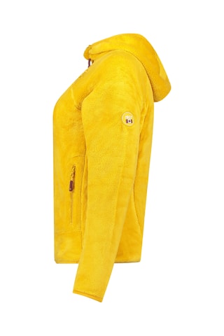 Sweat polaire à capuche - Jaune