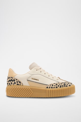 Zapatillas de piel con plataforma Ona Ave™ - Beige
