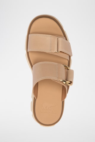 Sandalias de piel con plataforma Rein CB™ - Beige