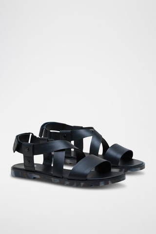 Sanadlias de piel Ella™ III - Negro