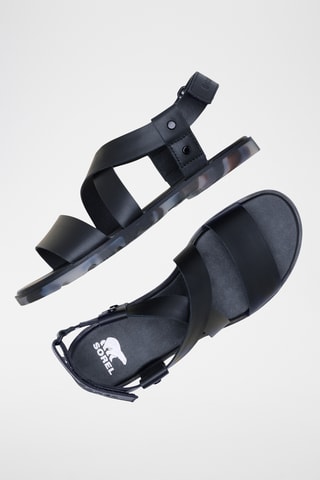 Sanadlias de piel Ella™ III - Negro
