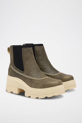 Botines Chelsea de piel Joan FRWD™ - Negro y marrón