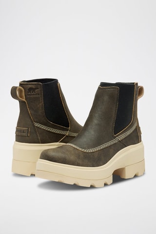 Botines Chelsea de piel Joan FRWD™ - Negro y marrón