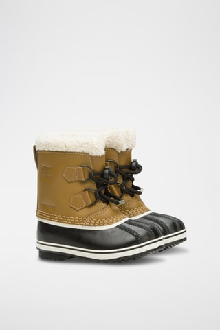 Bottines fourrées en cuir Yoot Pac™ - Camel