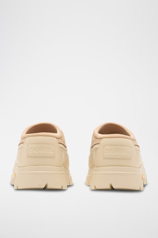 Zuecos de piel con plataforma Daystorm™ Clog - Beige