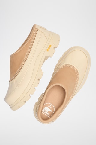 Zuecos de piel con plataforma Daystorm™ Clog - Beige