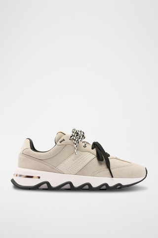 Zapatillas de piel de cuña vuelta Kinetic™ Ember - Negro