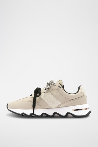 Zapatillas de piel de cuña vuelta Kinetic™ Ember - Negro