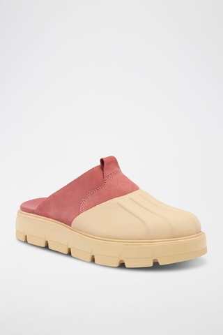 Zuecos de nobuk Rein CB™ Clog - Beige y rojo