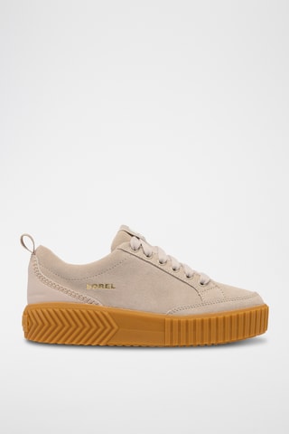 Zapatillas de piel con plataforma Ona Ave™ - Beige
