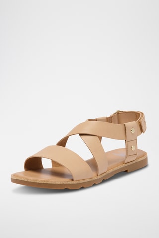 Sanadlias de piel Ella™ III - Beige
