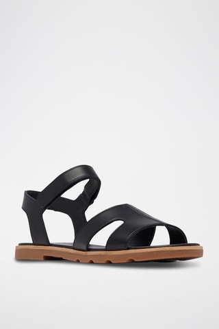 Sandalias de piel Ella™ III - Negro