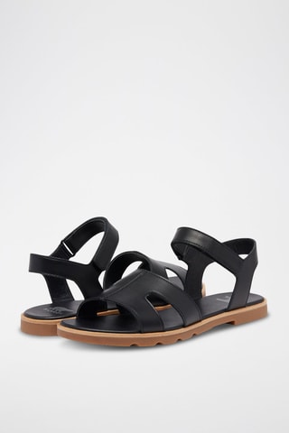 Sandalias de piel Ella™ III - Negro