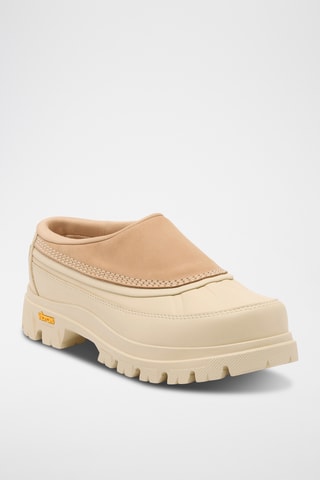 Zuecos de piel con plataforma Daystorm™ Clog - Beige