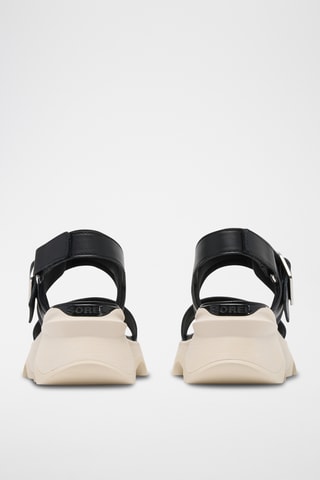 Sanadlias de piel de cuña Kinetic™ Impact - Negro