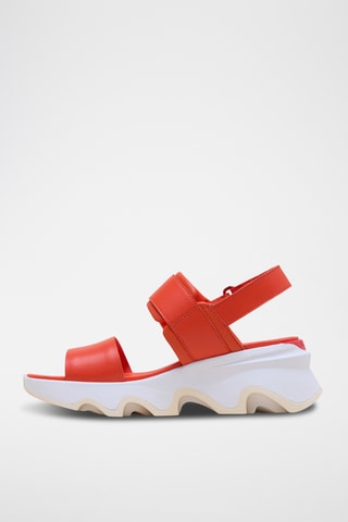 Sanadlias de piel con plataforma Kinetic™ Impact - Naranja
