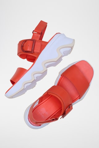 Sanadlias de piel con plataforma Kinetic™ Impact - Naranja