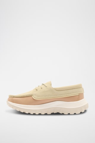 Zapatillas de piel de cuña Callsign™ Northwater - Beige