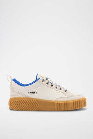 Zapatillas de piel con plataforma Ona Ave™ - Blanco