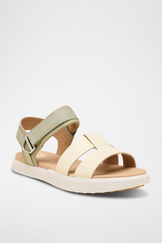 Sanadlias de piel Ona Ave™ - Beige