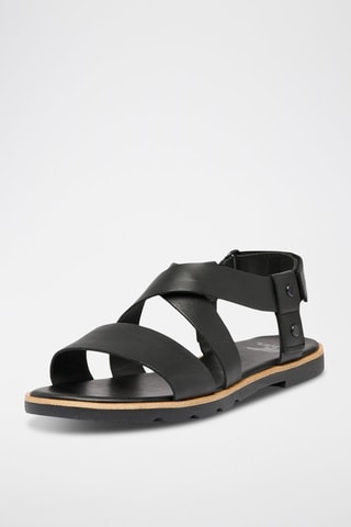 Sandalias de piel Ella™ III - Negro