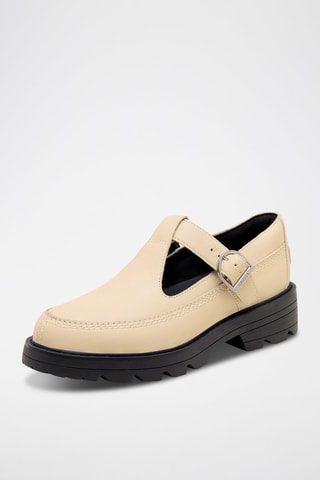 Salomés de piel Revel Ave™ Mary Jane - Blanco