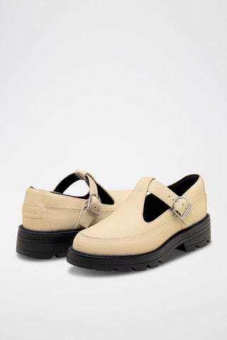 Salomés de piel Revel Ave™ Mary Jane - Blanco