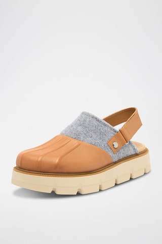 Zuecos de piel Rein Cb™ - Marrón