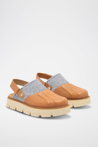 Zuecos de piel Rein Cb™ - Marrón