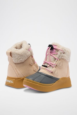 Bottines fourrée en cuir Youth Out N About™ IV Chillz Wp - Rouge