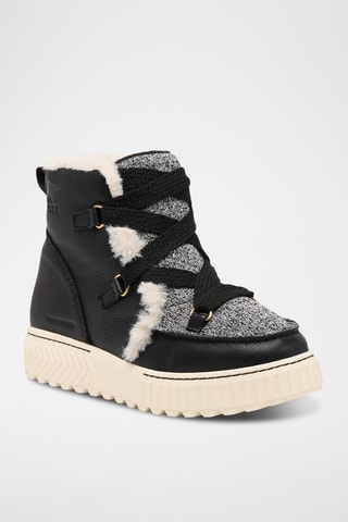 Botines forrados de piel Ona Ave™ - Negro