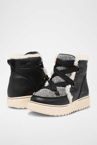 Botines forrados de piel Ona Ave™ - Negro