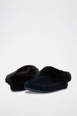 Slippers forrados de nobuk Sorel Go™ - Negro