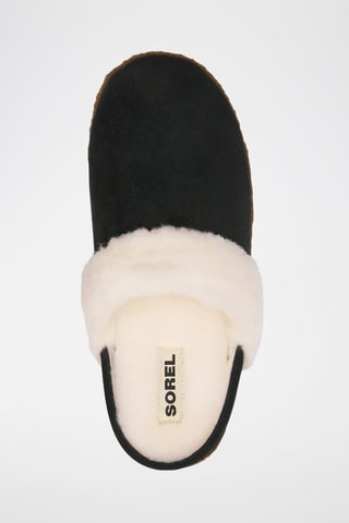 Slippers forrados de nobuk y lana Nakiska™ - Negro