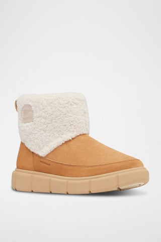 Botines forrados de nobuk Sorel Explorer™ III - Blanco y marrón