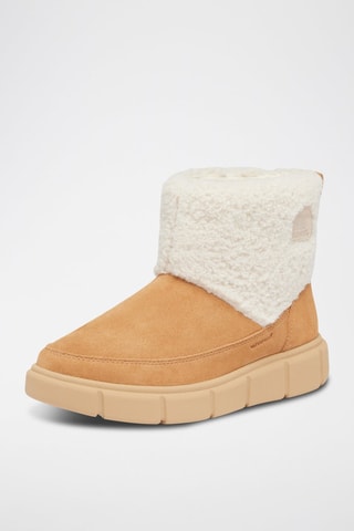 Botines forrados de nobuk Sorel Explorer™ III - Blanco y marrón