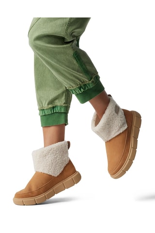 Botines forrados de nobuk Sorel Explorer™ III - Blanco y marrón