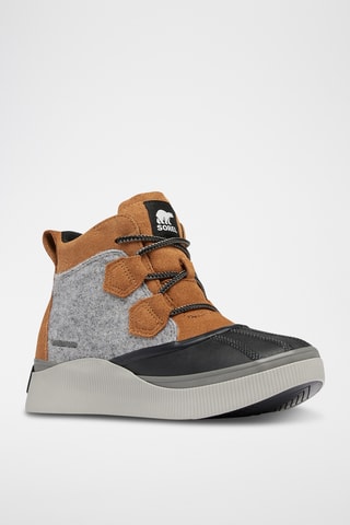 Botines de piel Out N About™ - Marrón, negro y gris