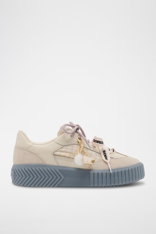 Zapatillas de piel con plataforma Ona Ave™ - Beige