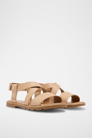 Sanadlias de piel Ella™ III - Marrón