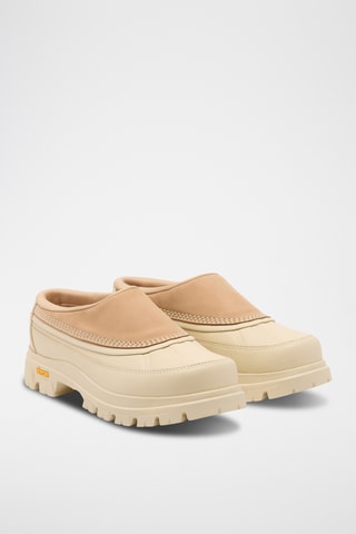 Zuecos de piel con plataforma Daystorm™ Clog - Marrón