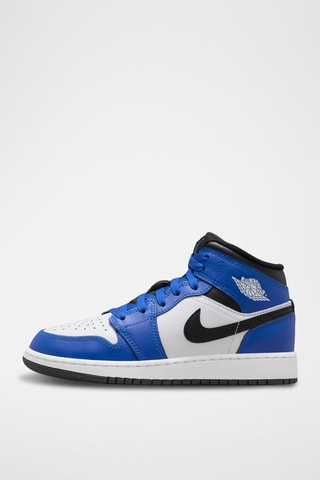 Air Jordan 1 Mid en cuir - Bleu roi